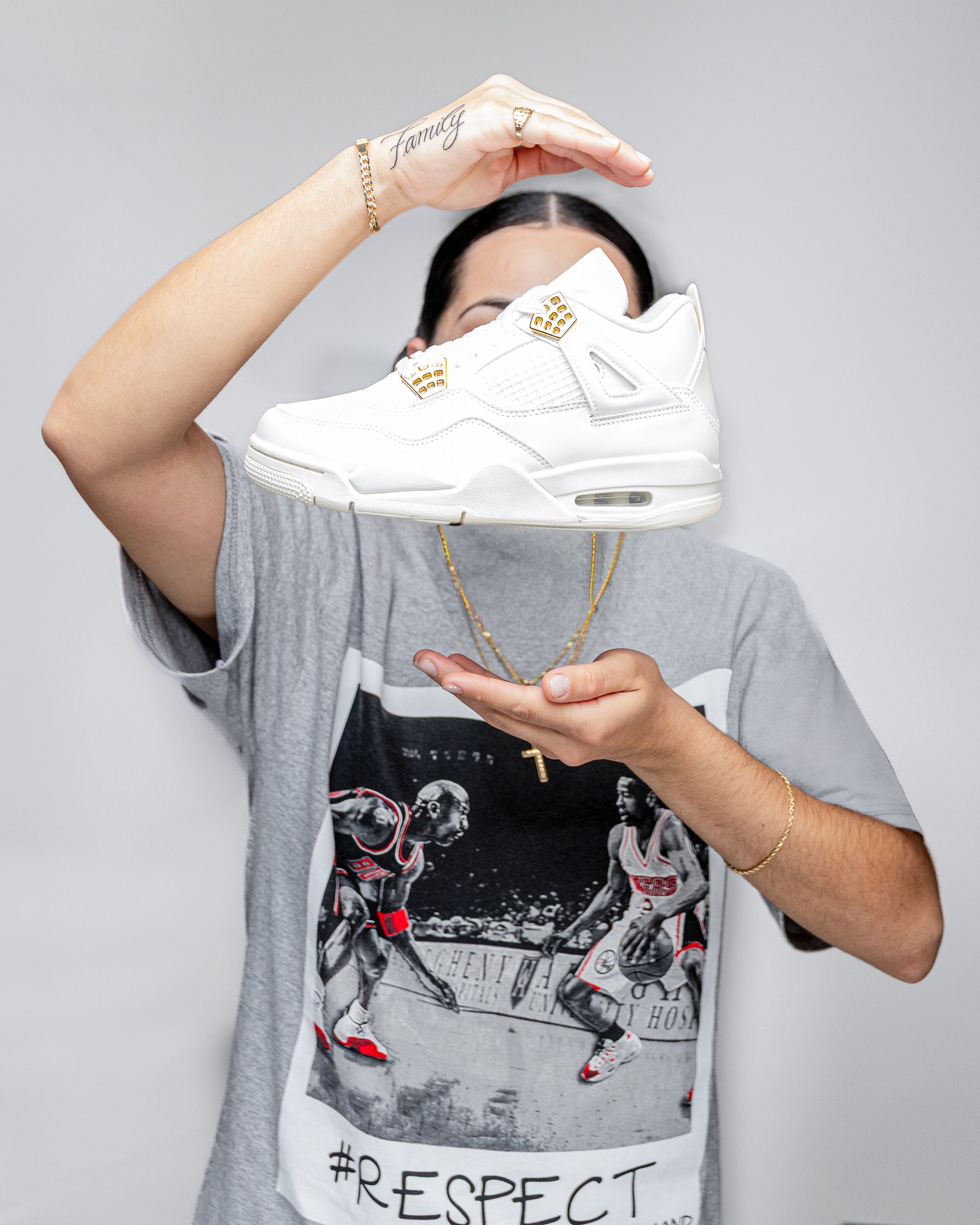 Sneakers birthday portrait by Pak Studios in Arizona birthday portrait session