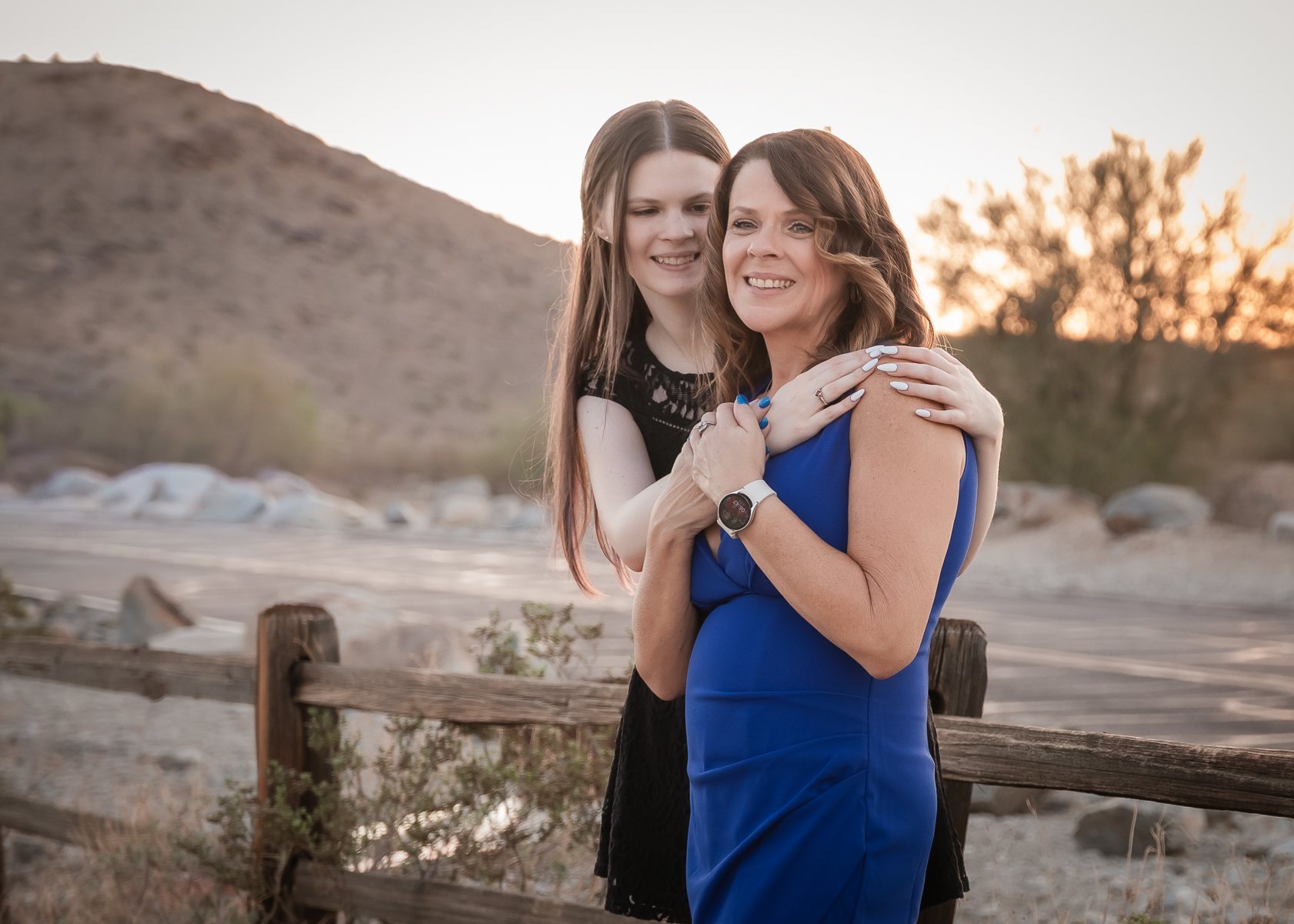 Kim Mother Daughter family portrait by Pak Studios in Arizona family portrait session