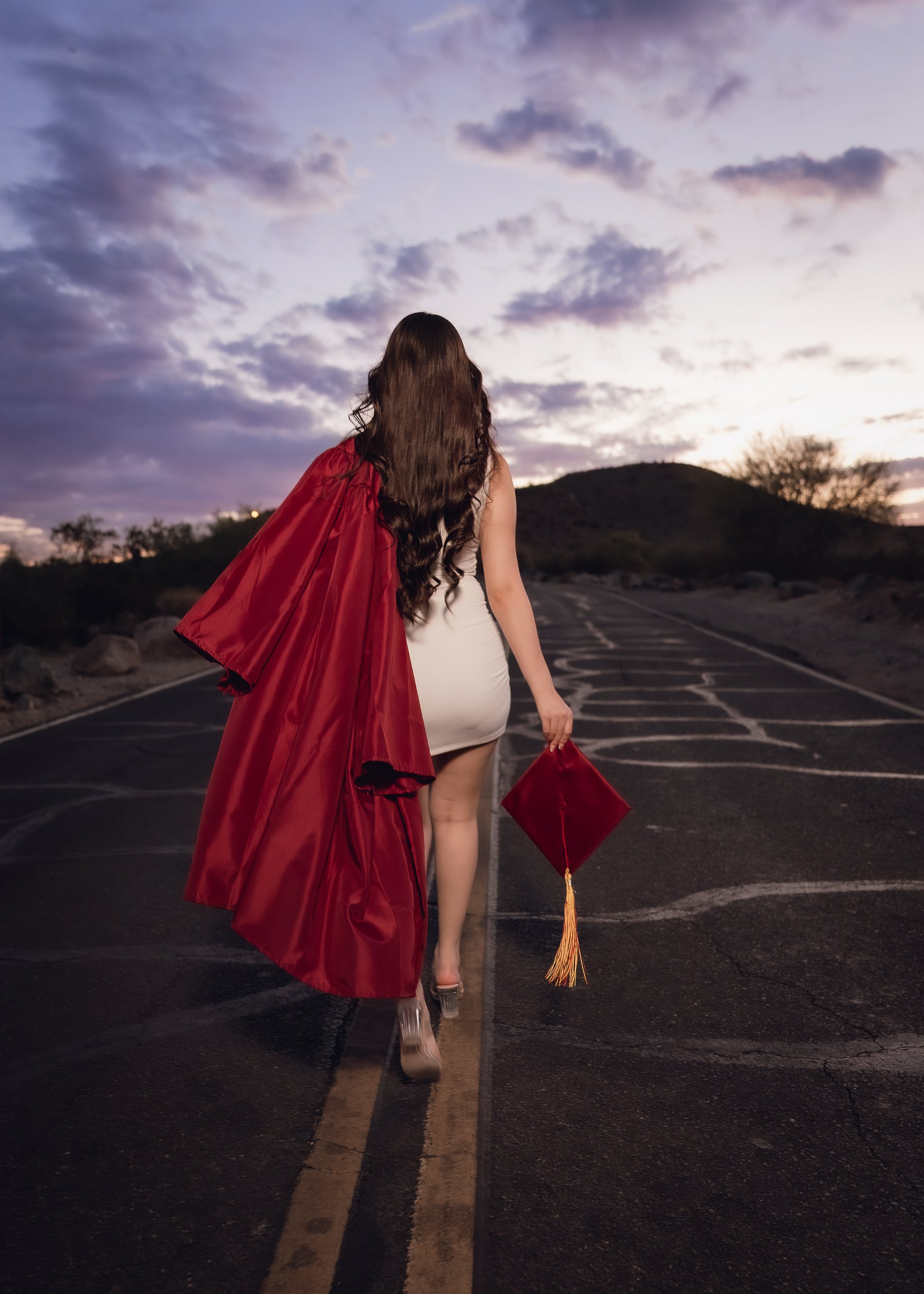 Abreyanna graduation portrait by Pak Studios in Arizona graduation portrait session