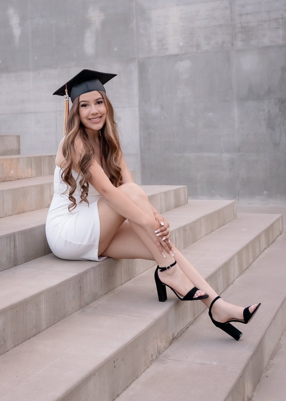 Caressa & Jennah graduation portrait by Pak Studios in Arizona graduation portrait session
