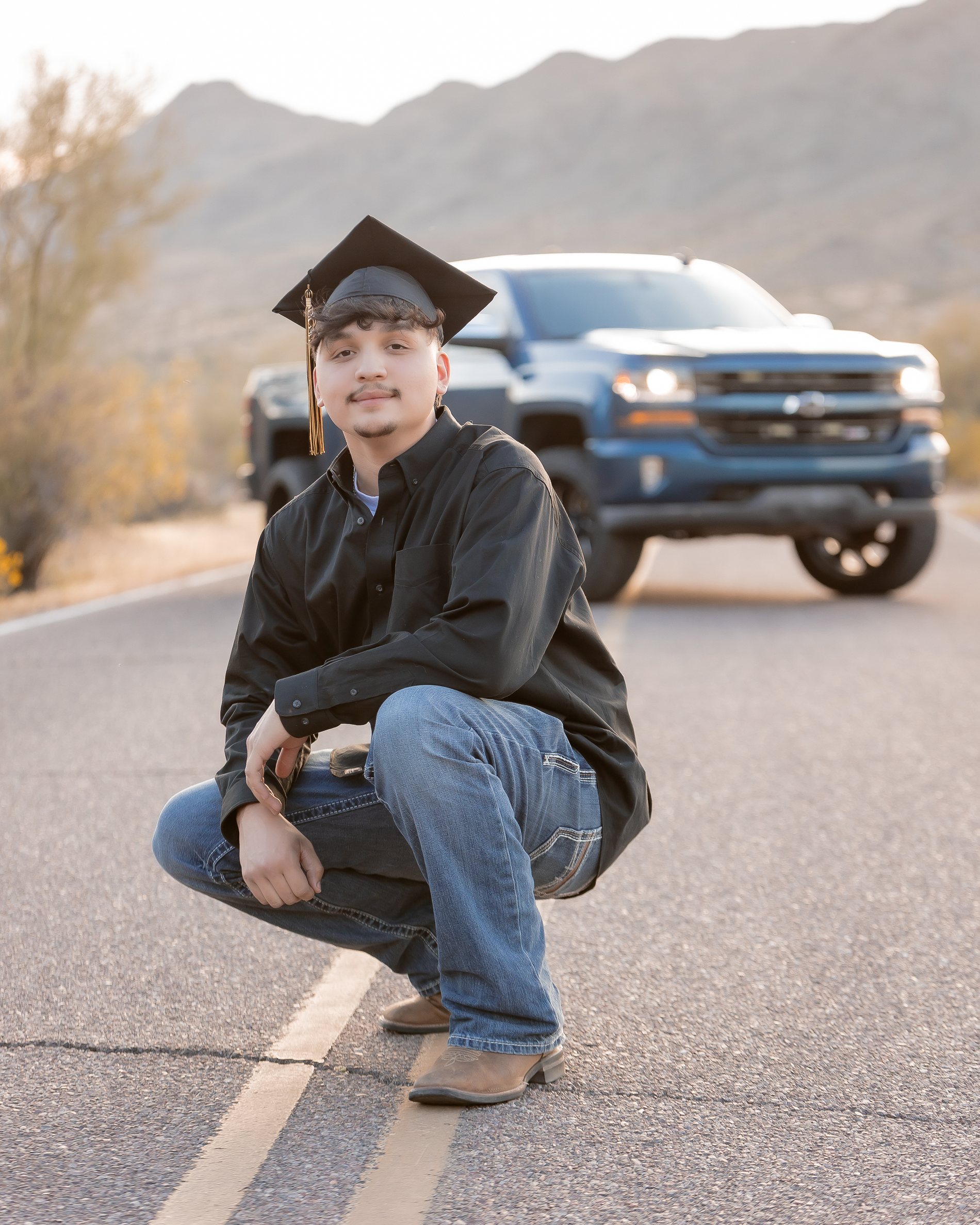 Daniel graduation portrait by Pak Studios in Arizona graduation portrait session
