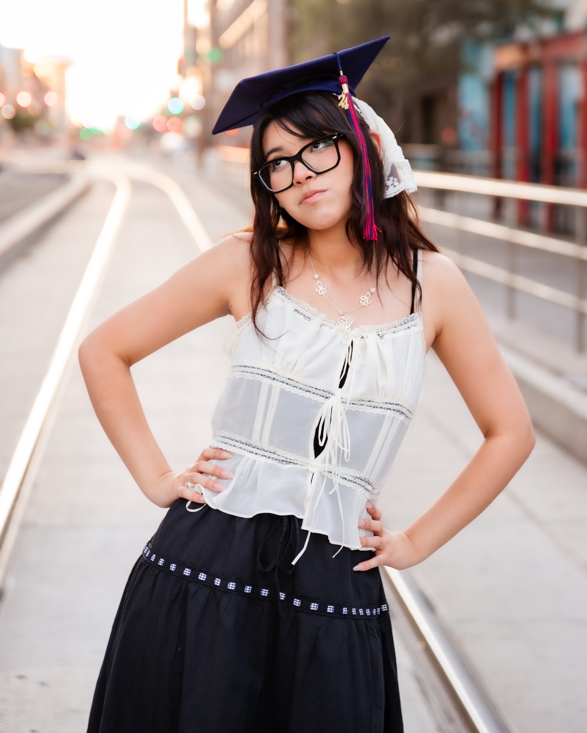 Guzman graduation portrait by Pak Studios in Arizona graduation portrait session