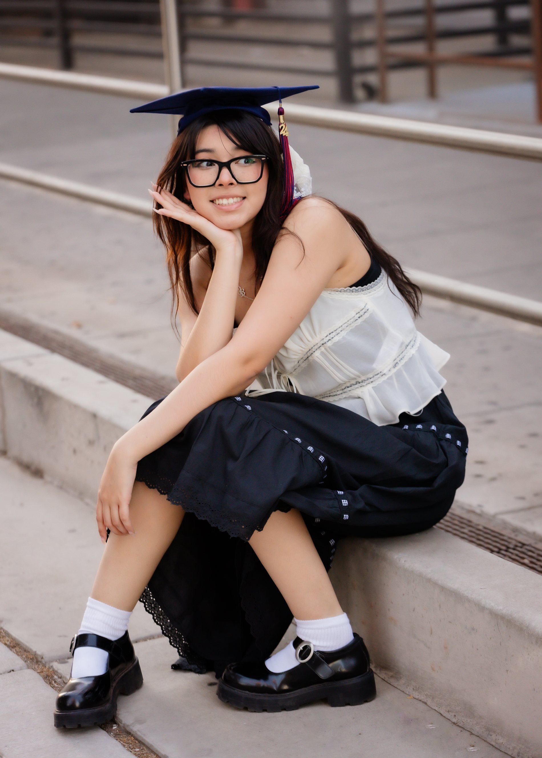 Guzman Graduation portrait by Pak Studios