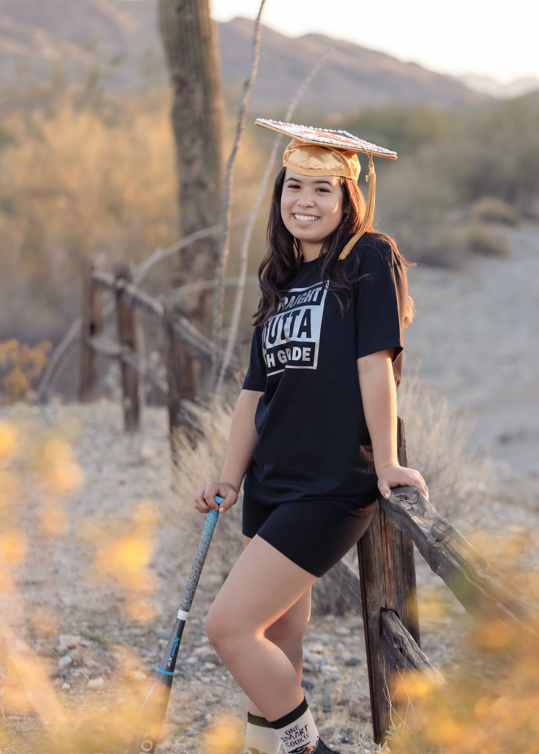 Lani graduation portrait by Pak Studios in Arizona graduation portrait session