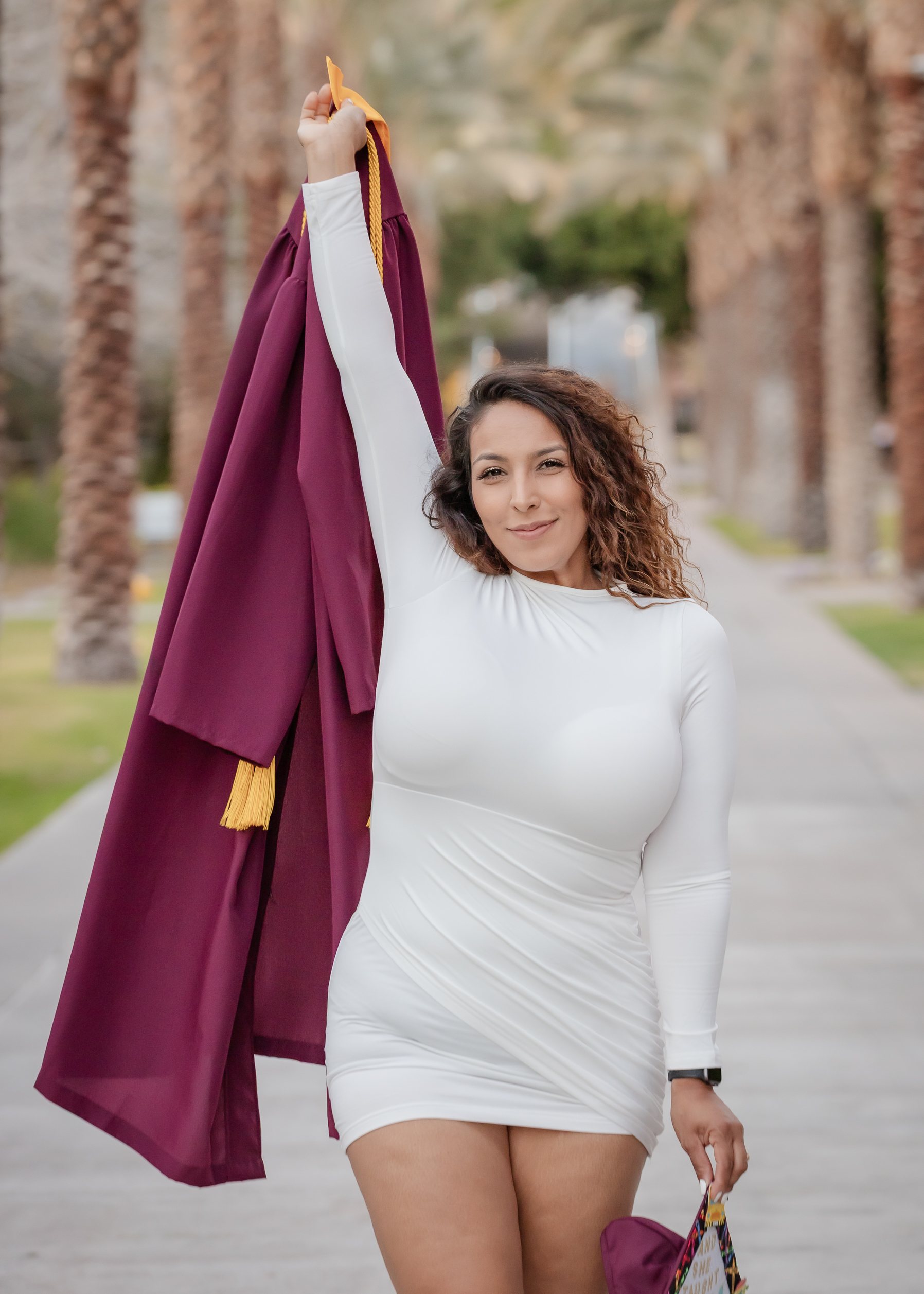 Monica Graduation portrait by Pak Studios