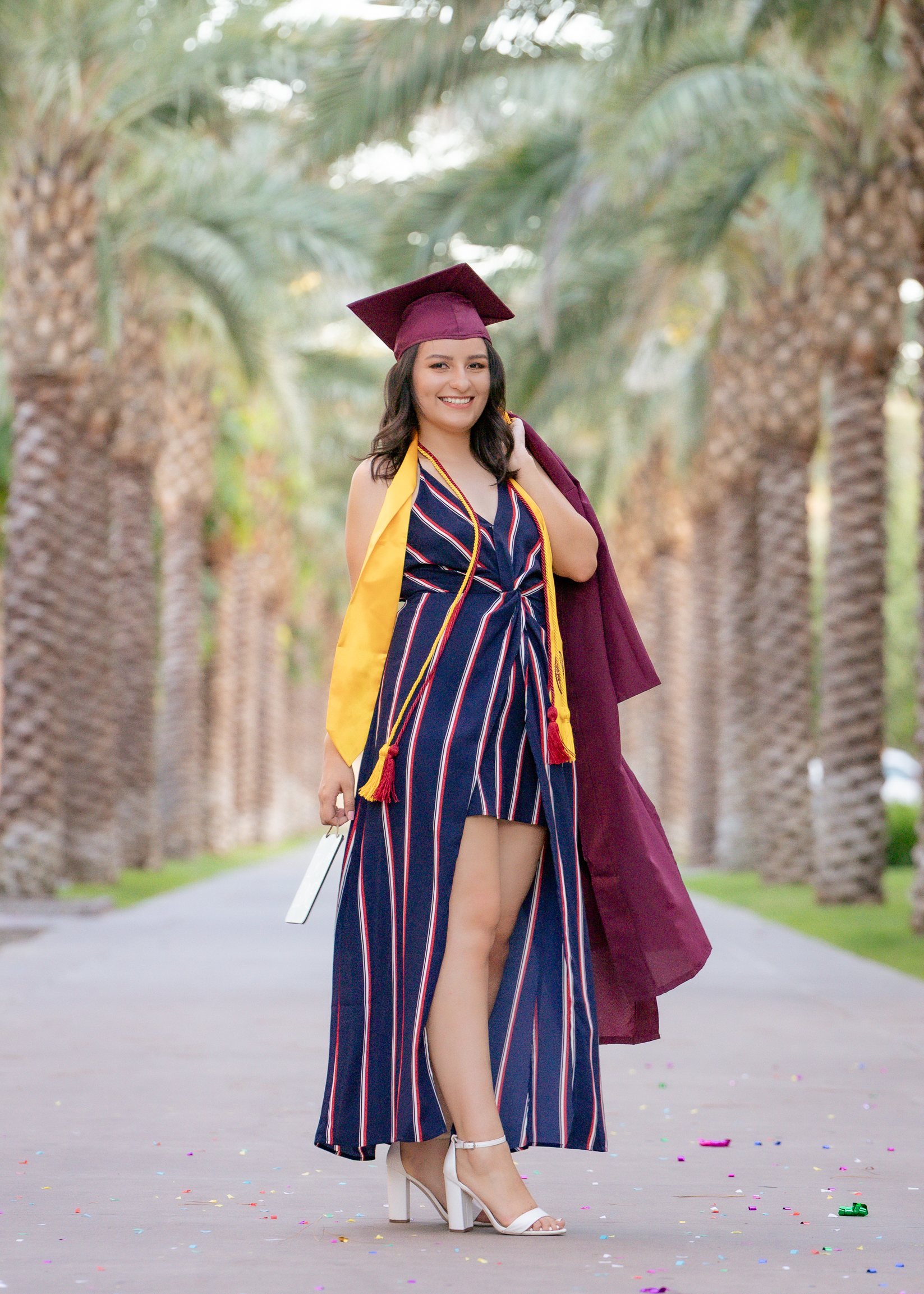 Veridiana Graduation portrait by Pak Studios
