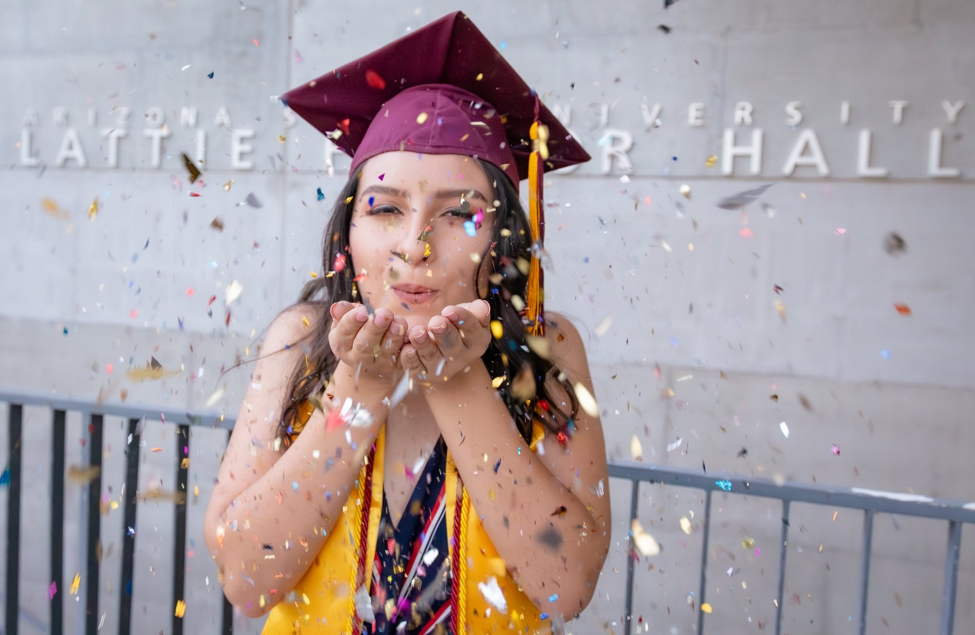 Veridiana graduation portrait by Pak Studios in Arizona graduation portrait session