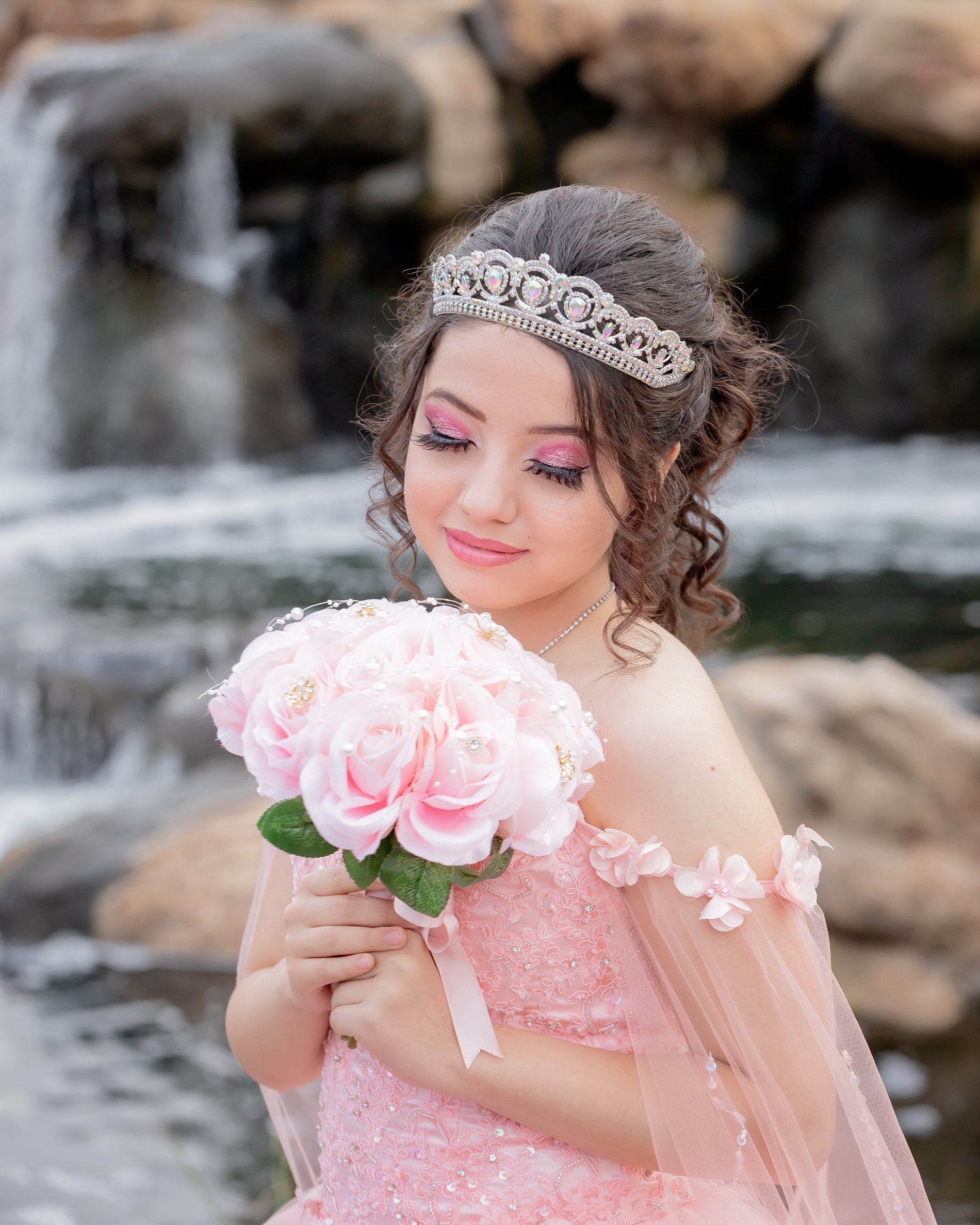 Aailet Quinceanera portrait by Pak Studios