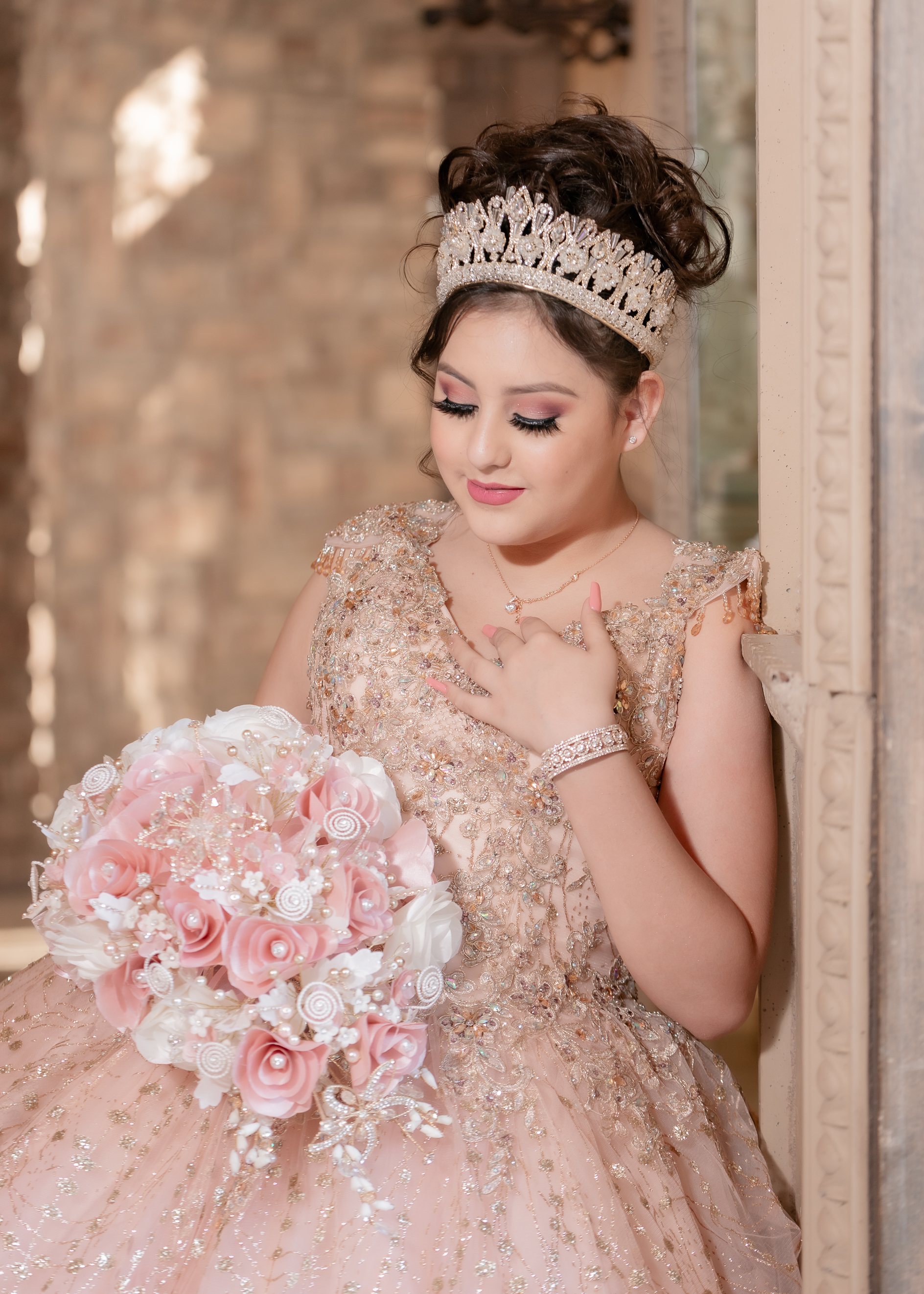 Lizette quinceañera portrait by Pak Studios in Arizona quinceañera portrait session