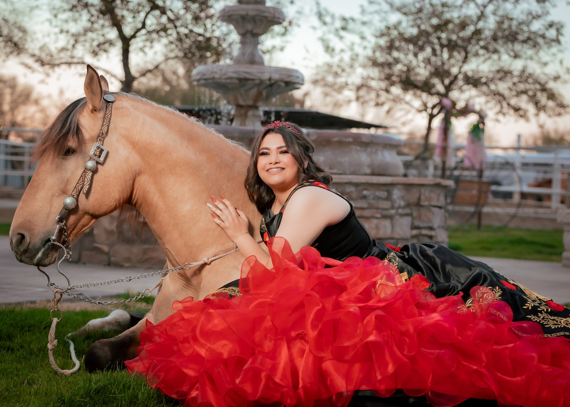Mia quinceañera portrait by Pak Studios in Arizona quinceañera portrait session