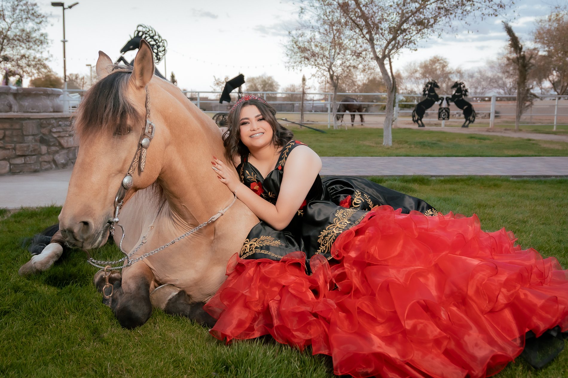 Mia quinceañera portrait by Pak Studios in Arizona quinceañera portrait session